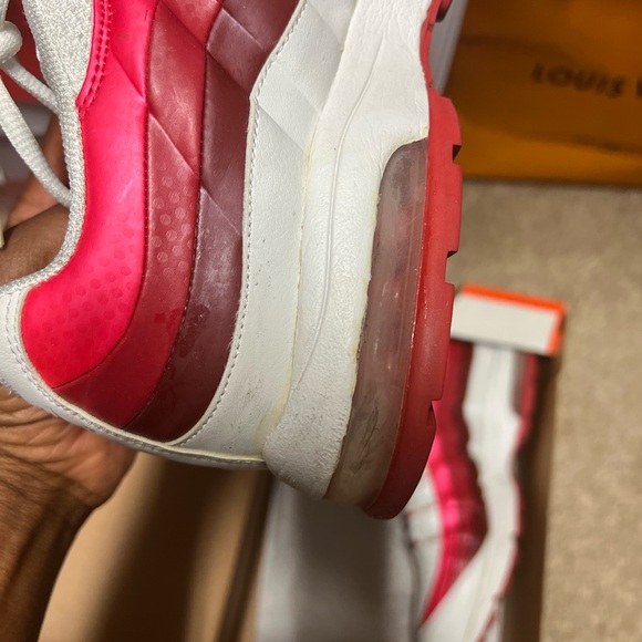 Nike Red and White Women's Shoes - Picture 3 of 3